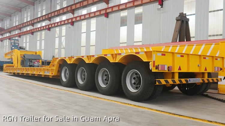 Remolque desmontable de 4 ejes y 100 toneladas | Remolque RGN a la venta en Guam Apra