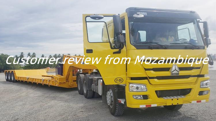 Remolque Lowboy de 3 ejes y 80 toneladas