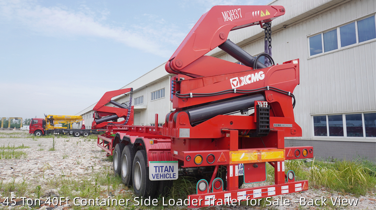 Remolque de carga lateral para contenedores de 45 toneladas y 40 pies en venta en Tanzania Dar Es Salaam