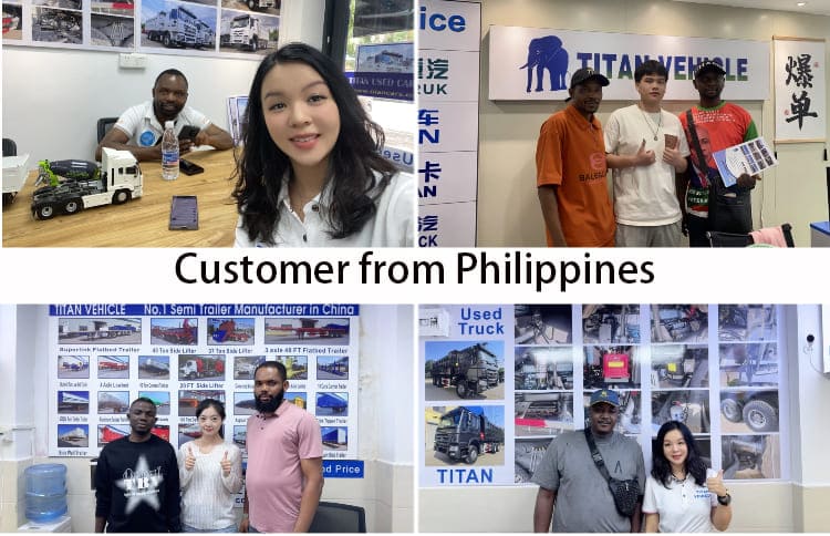 Remolque de carga lateral de 37 toneladas a la venta en Filipinas, Cebú