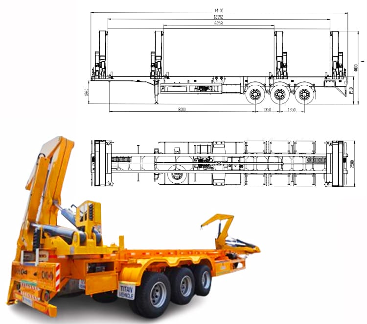 Remolque de carga lateral de 37 toneladas a la venta en Filipinas, Cebú