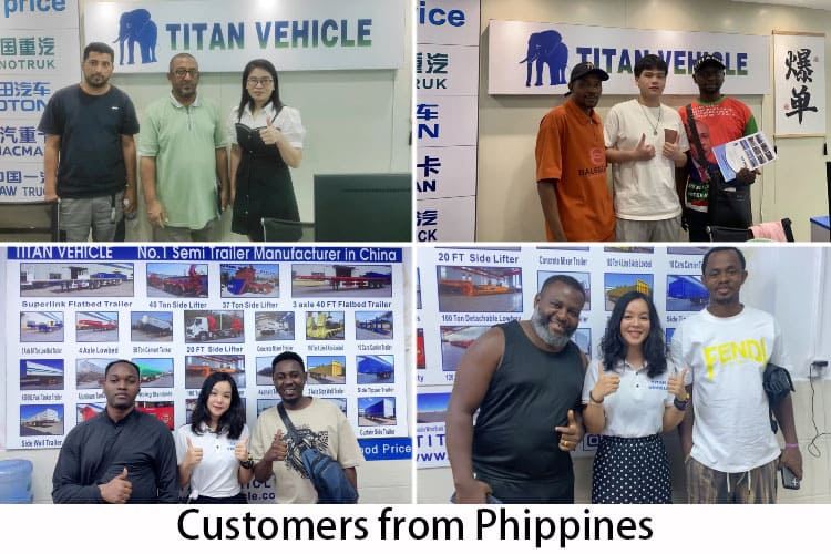 Fabricantes de remolques de plataforma baja de 60 toneladas a la venta en Filipinas, Davao