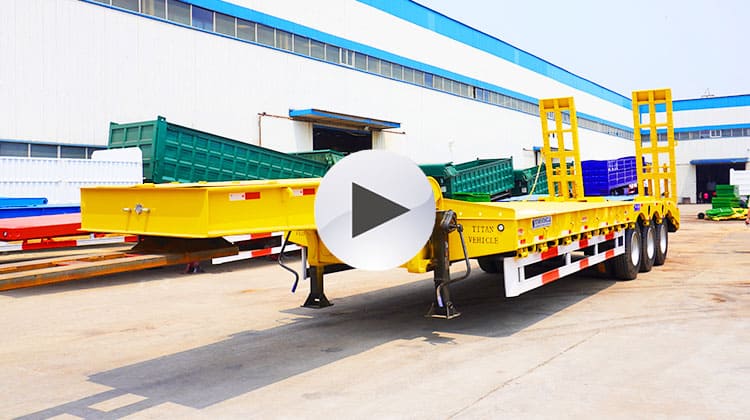 Fabricantes de remolques de plataforma baja de 60 toneladas a la venta en Filipinas, Davao