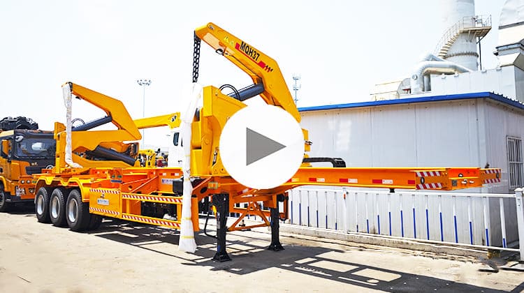 Remolque de elevaci&oacute;n lateral de 37 toneladas en venta en Filipinas, Ceb&uacute;