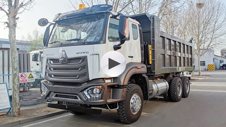 Nuevo cami&oacute;n volquete Sinotruk Howo 380 6x4 en Pap&uacute;a Nueva Guinea