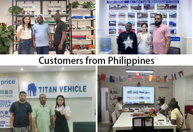 Semirremolque de plataforma plana de 40 pies a la venta en Filipinas, Phapa