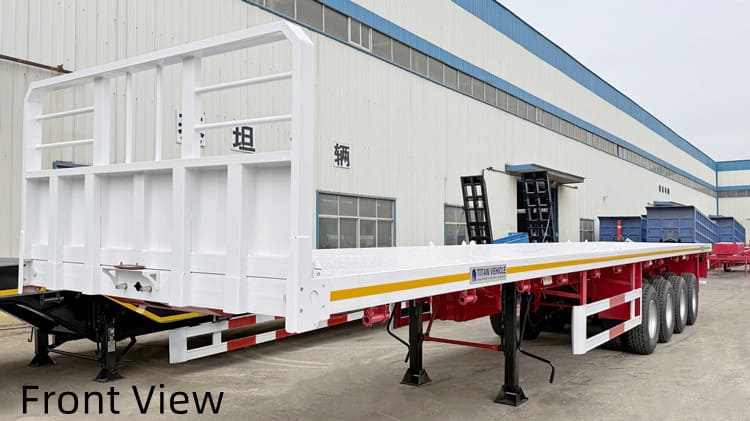Semirremolque de plataforma plana de 4 ejes y 40 pies a la venta en Guam
