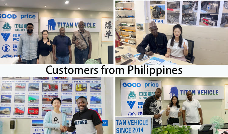 Remolque de plataforma semirrebajada de 4 ejes a la venta en Filipinas, Phapa