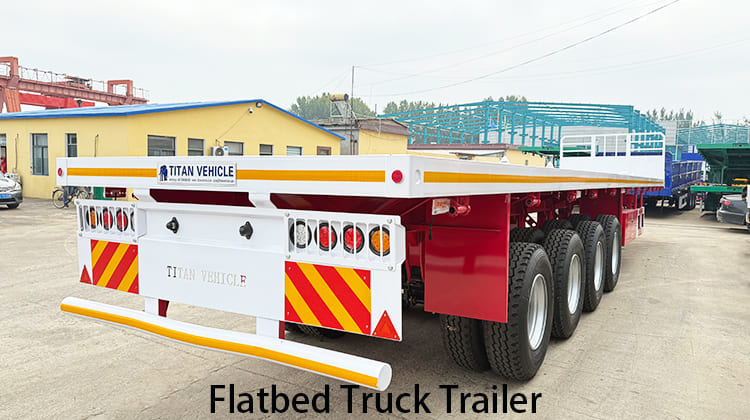 Nuevo remolque de plataforma plana a la venta con tablero frontal en Tanzania, Dar es Salaam