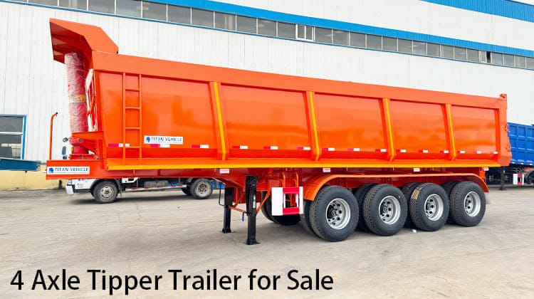 Remolque volquete de 4 ejes en venta en Tanzania, Bagamoyo