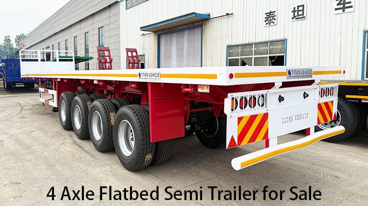 Semirremolque de plataforma plana de 4 ejes a la venta en Zambia, Lusaka