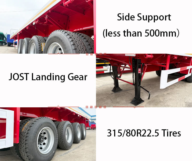 Semirremolque de plataforma plana de 4 ejes a la venta en Zambia, Lusaka