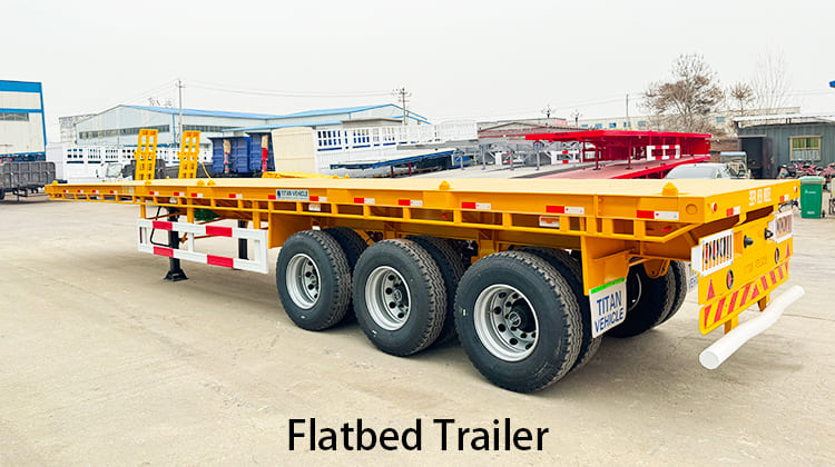 Remolque de plataforma de 3 ejes en venta en Zambia, Chingola