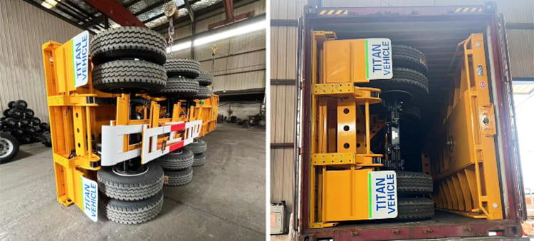 Remolque de plataforma de 3 ejes en venta en Zambia, Chingola