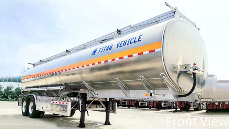 Remolque cisterna de aluminio de 2 ejes a la venta en Jamaica