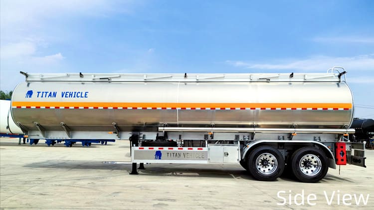 Remolque cisterna de aluminio de 2 ejes a la venta en Jamaica