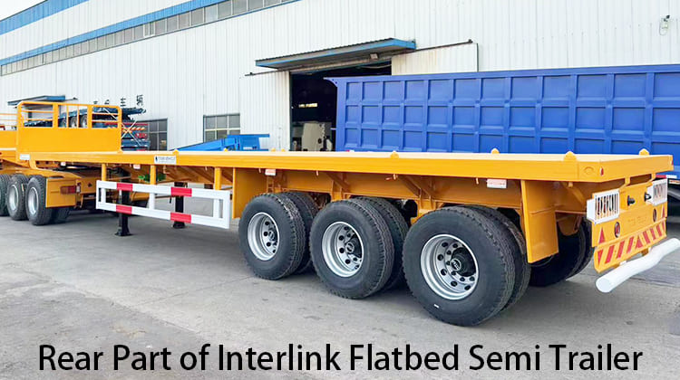 Semirremolque de plataforma plana Interlink a la venta en Zambia, Ndola