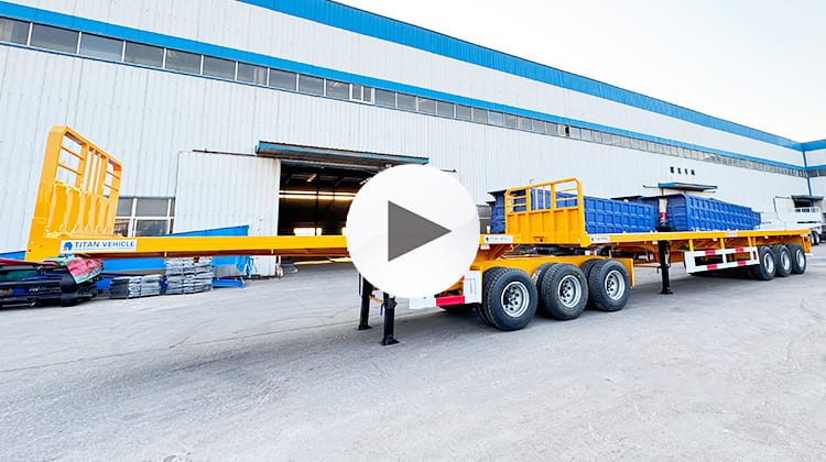 Semirremolque de plataforma plana Interlink a la venta en Zambia, Ndola