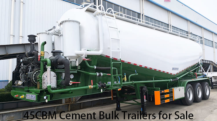 Remolques de cemento a granel de 45CBM en venta en Zambia, Kabwe