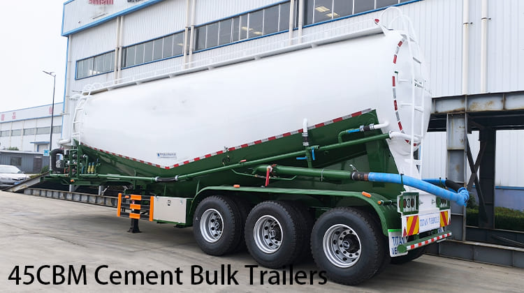 Remolques de cemento a granel de 45CBM en venta en Zambia, Kabwe