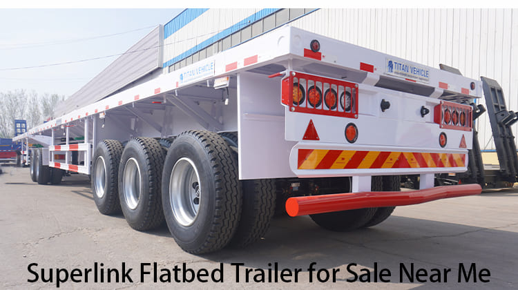 Remolque de plataforma Superlink a la venta cerca de m&iacute; en Zambia, Luanshya