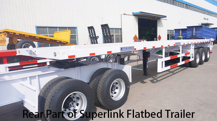 Remolque de plataforma Superlink a la venta cerca de m&iacute; en Zambia, Luanshya