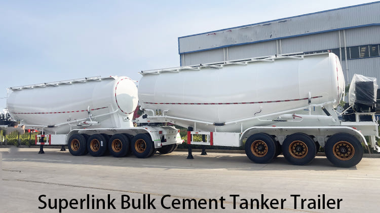 Remolque cisterna de cemento a granel Superlink a la venta en Zambia, Lusaka