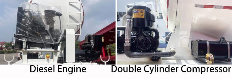 Remolque cisterna de cemento a granel Superlink a la venta en Zambia, Lusaka