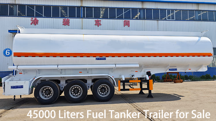 Remolque de transporte cisterna de combustible con eje de 45000 litros a la venta en Jamaica