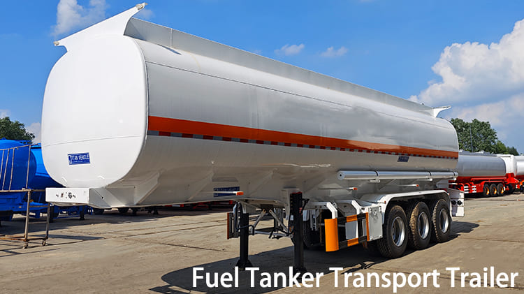 Remolque de transporte cisterna de combustible con eje de 45000 litros a la venta en Jamaica