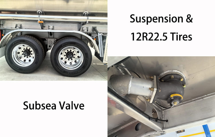 Remolque cisterna de combustible de aluminio de 2 ejes a la venta en Tanzania, Mtwara