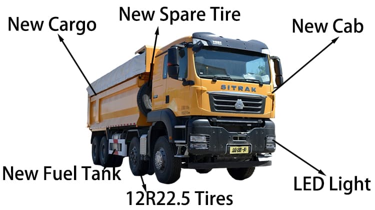 Camión Sinotruk Sitrak G7W 400 HP usado en venta en Papua Nueva Guinea