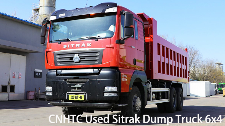 Camión volquete Sitrak 6x4 usado de CNHTC en venta en Papúa Nueva Guinea
