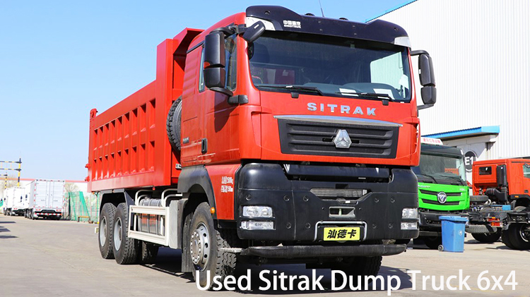 Camión volquete Sitrak 6x4 usado de CNHTC en venta en Papúa Nueva Guinea