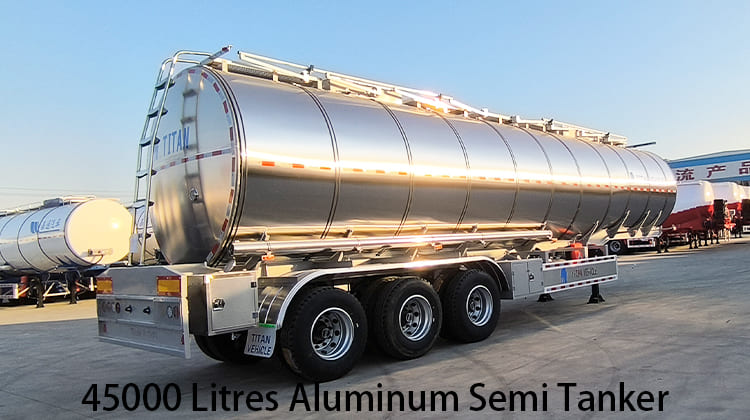 Remolque cisterna de aluminio de 45000 litros a la venta en Costa Rica, Puerto Caldera
