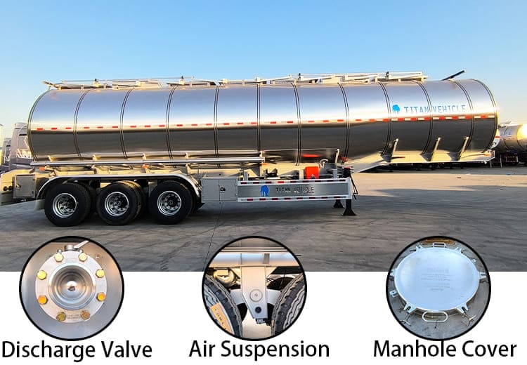 Remolque cisterna de aluminio de 45000 litros a la venta en Costa Rica, Puerto Caldera