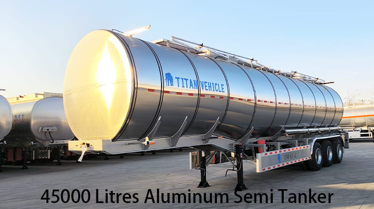 Remolque cisterna de aluminio de 45000 litros a la venta en Costa Rica, Puerto Caldera