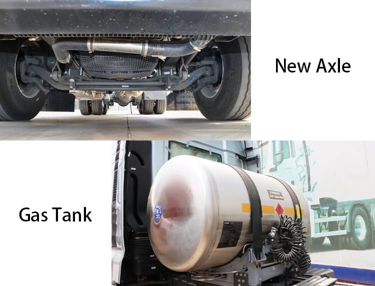 Cami&oacute;n tractor Sinotruk Howo Sitrak LNG G7H usado con RHD a la venta en Zambia, Ndola