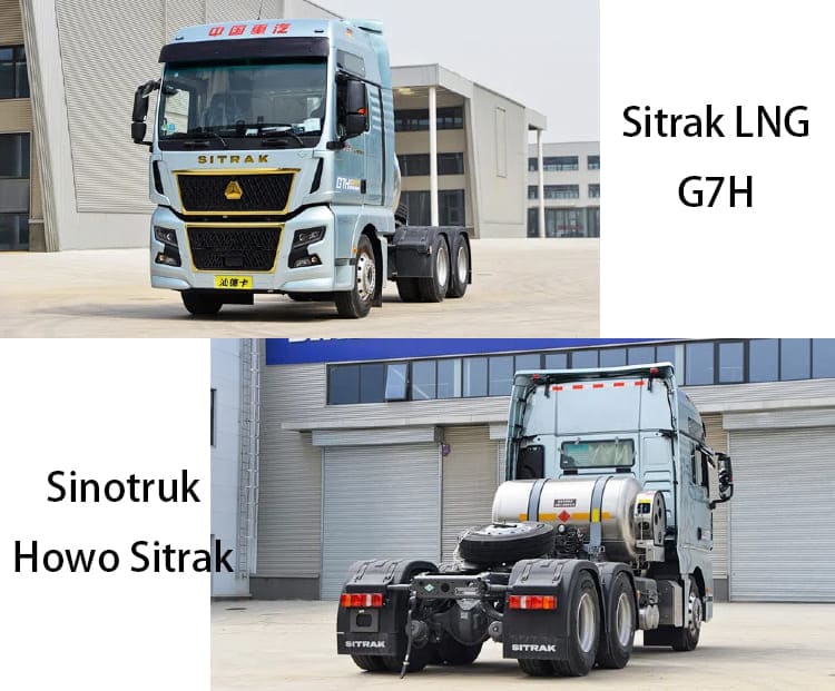 Cami&oacute;n tractor Sinotruk Howo Sitrak LNG G7H usado con RHD a la venta en Zambia, Ndola