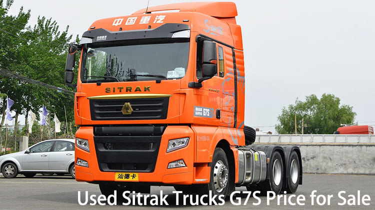Camiones tractores Sitrak G7S usados con volante a la derecha en venta en Guyana