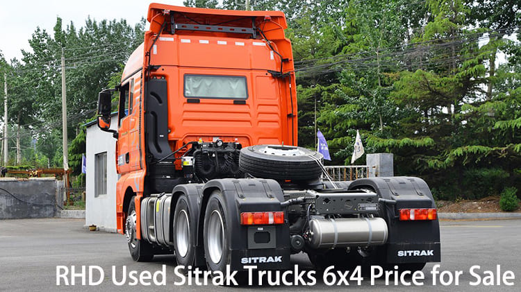 Camiones tractores Sitrak G7S usados con volante a la derecha en venta en Guyana