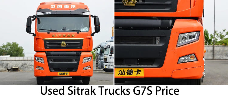 Camiones tractores Sitrak G7S usados con volante a la derecha en venta en Guyana