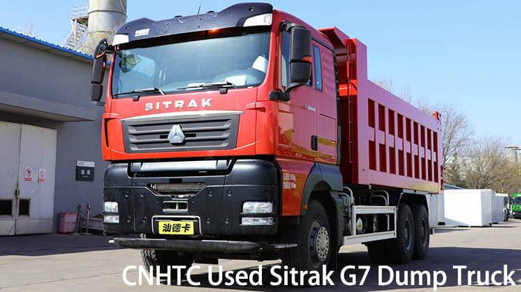 Camión volquete Sitrak G7 usado CNHTC a la venta en Namibia