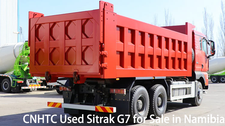 Camión volquete Sitrak G7 usado CNHTC a la venta en Namibia