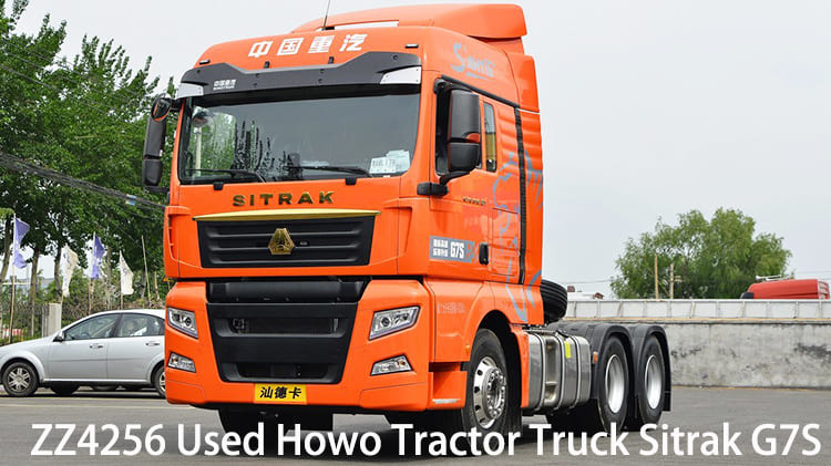 Camión tractor Howo Sitrak G7S usado ZZ4256 en venta en Papúa Nueva Guinea