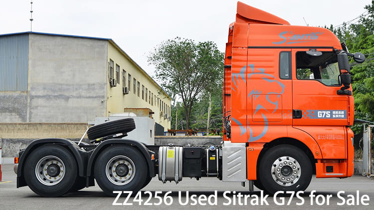 Camión tractor Howo Sitrak G7S usado ZZ4256 en venta en Papúa Nueva Guinea