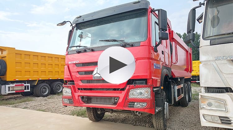 El mejor cami&oacute;n volquete usado para comprar | Cami&oacute;n volquete de 12 ruedas Howo a la venta en Uganda, Ugrua