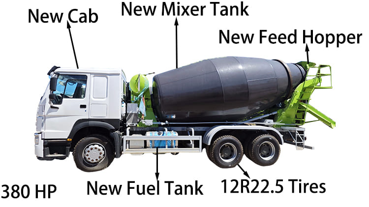 Cami&oacute;n mezclador Sinotruk Euro 2 usado de 380 HP en venta en Guyana