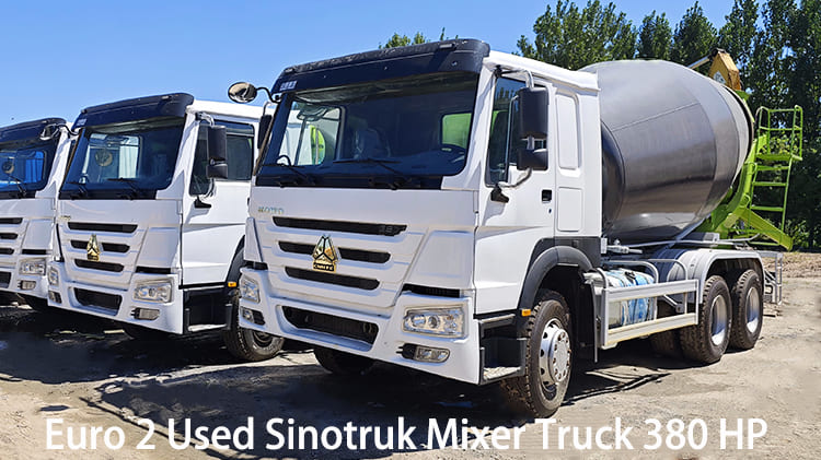 Cami&oacute;n mezclador Sinotruk Euro 2 usado de 380 HP en venta en Guyana