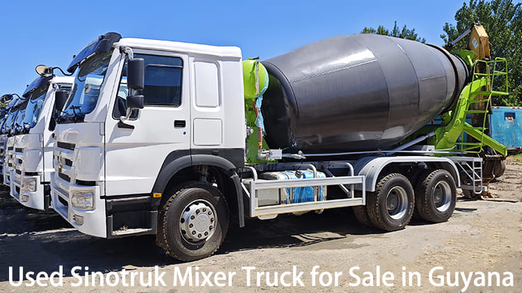 Cami&oacute;n mezclador Sinotruk Euro 2 usado de 380 HP en venta en Guyana